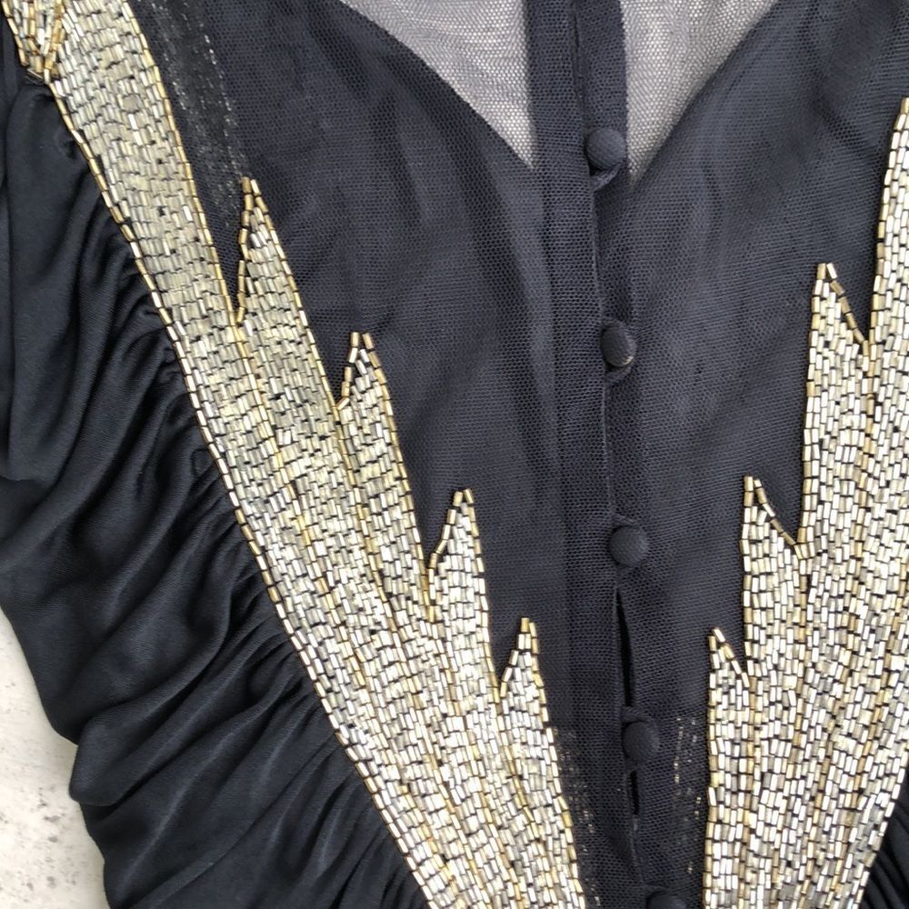 Vintage beaded gown   - Picture 4 of 5